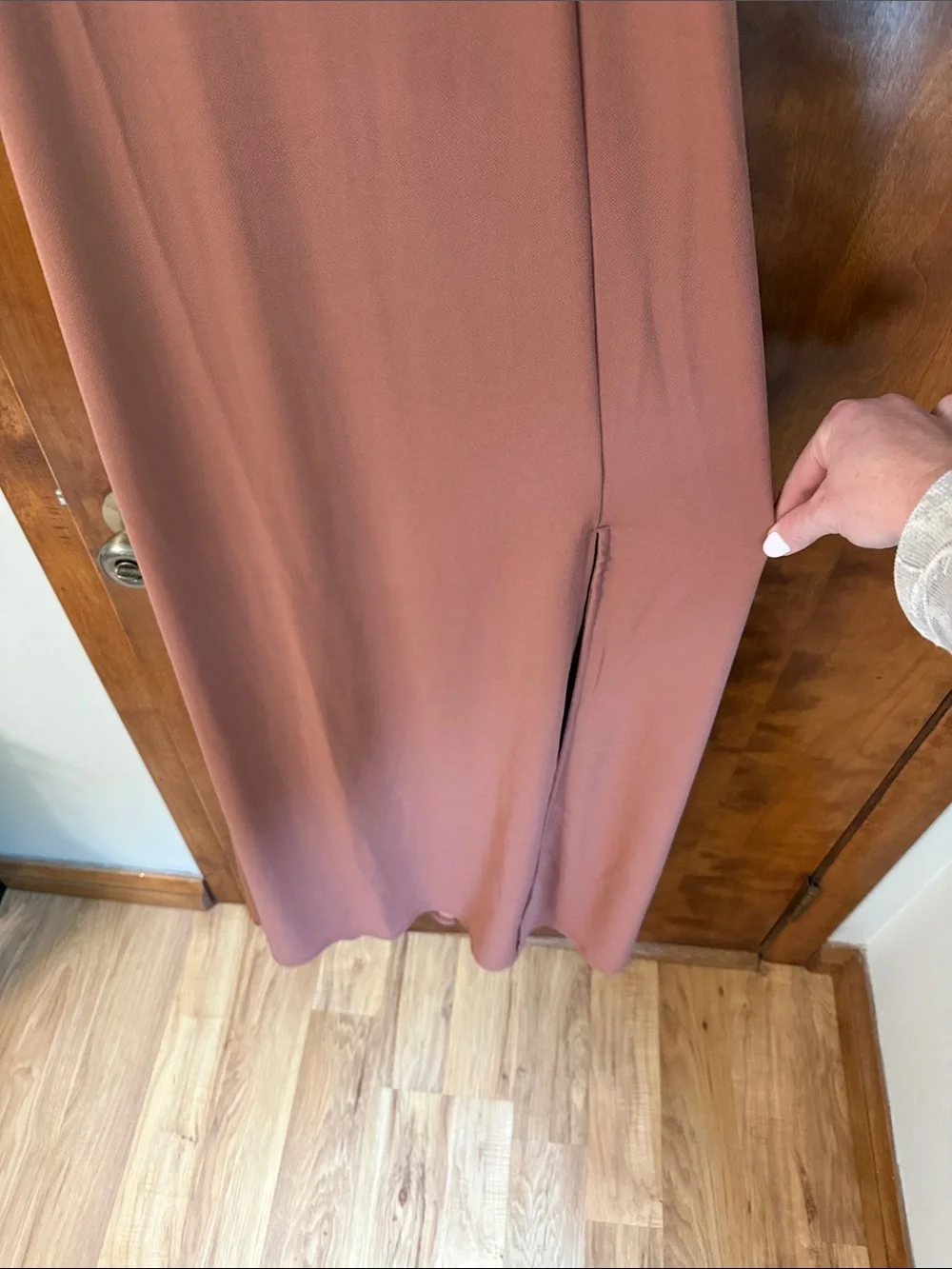 Birdy Grey Rusty Rose Spaghetti Strap Maxi Dress - Picture 2 of 4